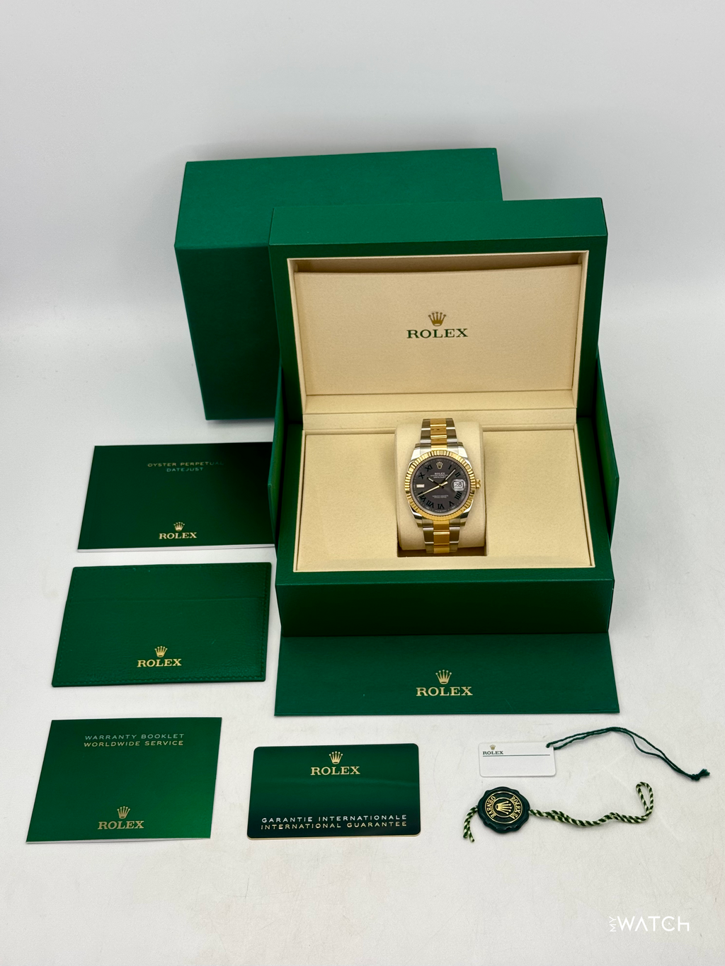 NEW 2026 Rolex Datejust 41mm 126333 Two-Tone Oyster Wimbledon Dial
