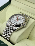 2014 Rolex Datejust Turn-O-Graph 36mm 116264 Jubilee White Dial