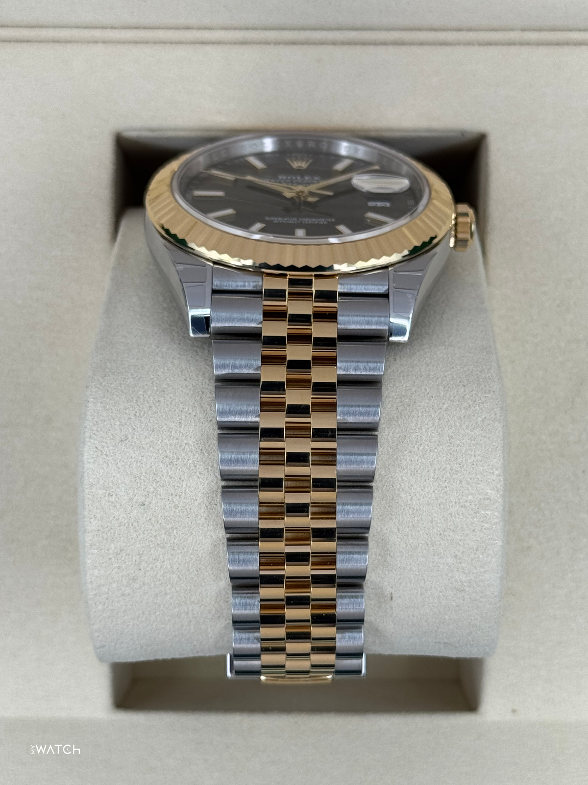 NEW 2025 Rolex Datejust 41mm 126333 Two-Tone Jubilee Black Dial (STICKERED)