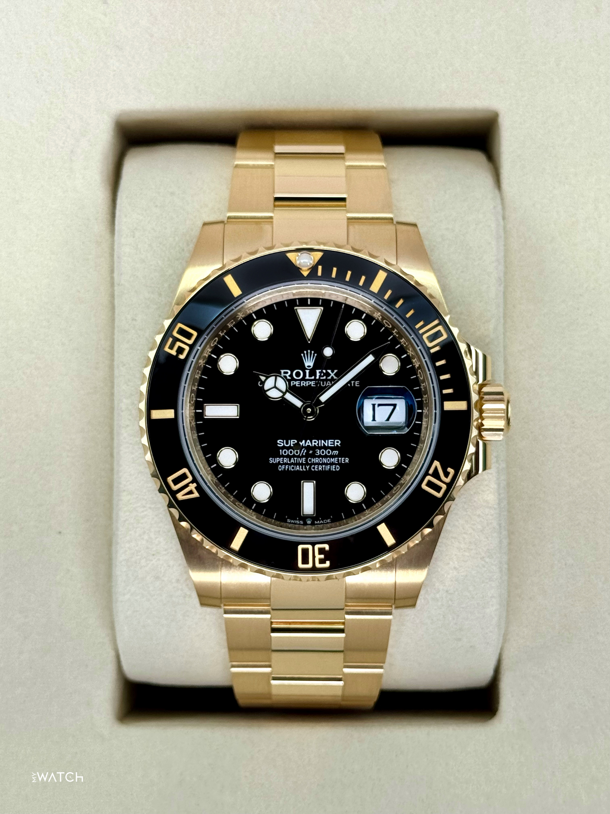 NEW 2025 Rolex Submariner 41mm 126618LN Yellow Gold Black Dial
