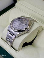 2017 Rolex Datejust II 41mm 116334 Stainless Steel Oyster Silver Numerical Dial