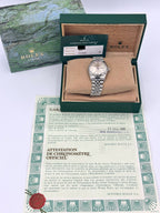 1991 Rolex Datejust 36mm 16234 Stainless Steel Jubilee Silver Dial