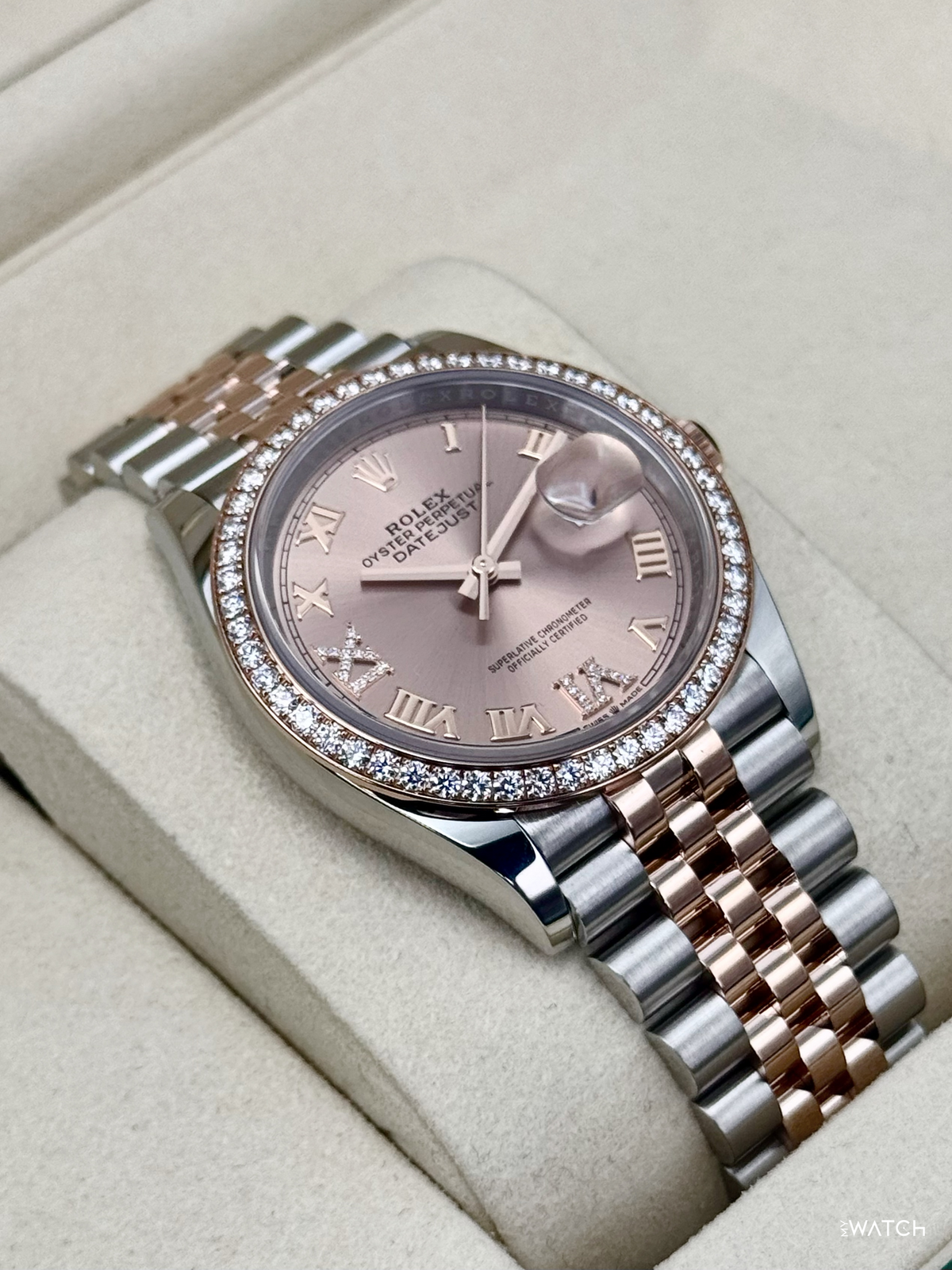 2025 Rolex Datejust 36mm 126281RBR Two-Tone Jubilee Pink Diamond Dial