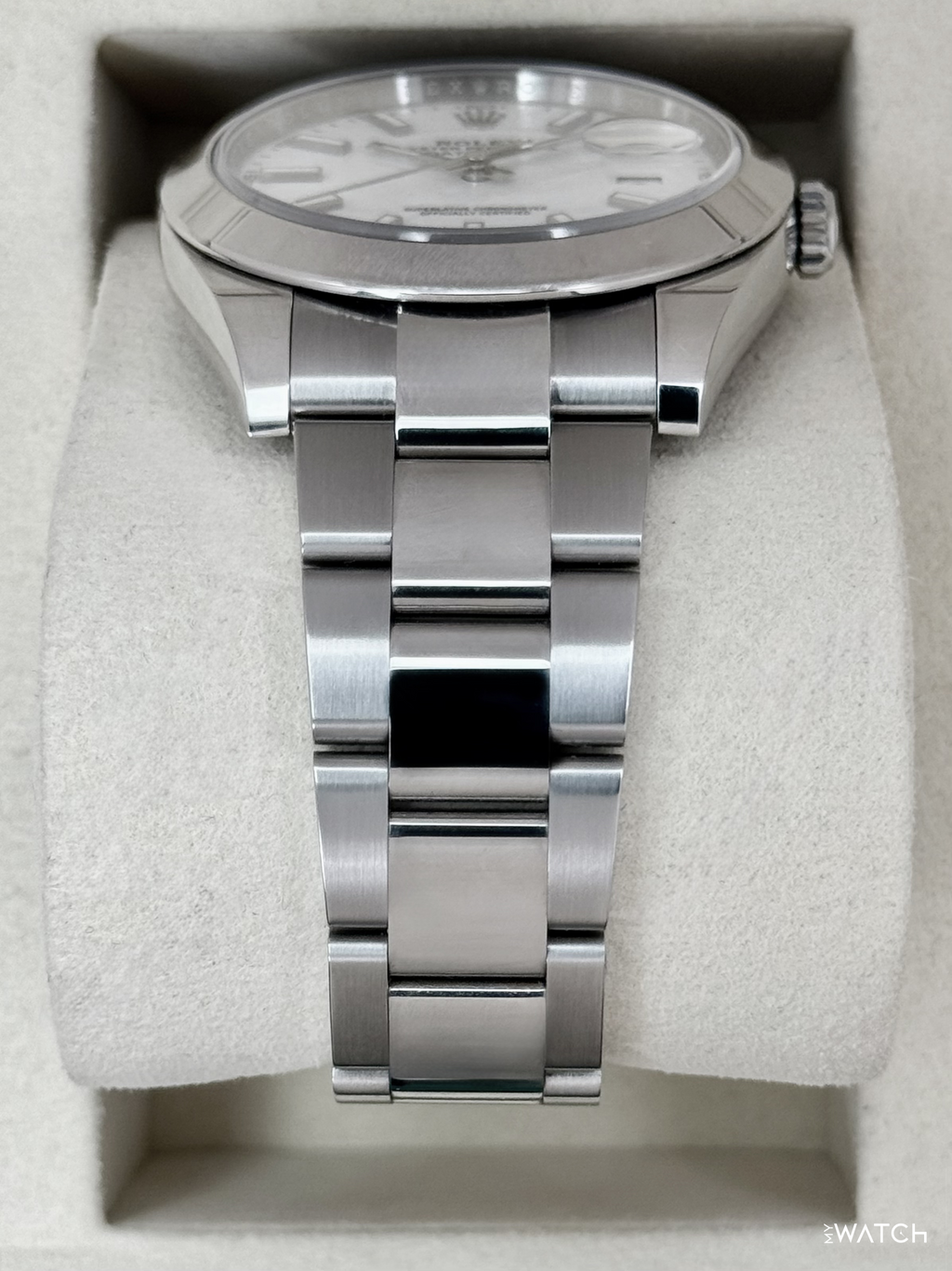 2025 Rolex Datejust 41mm 126300 Stainless Steel Oyster White Dial
