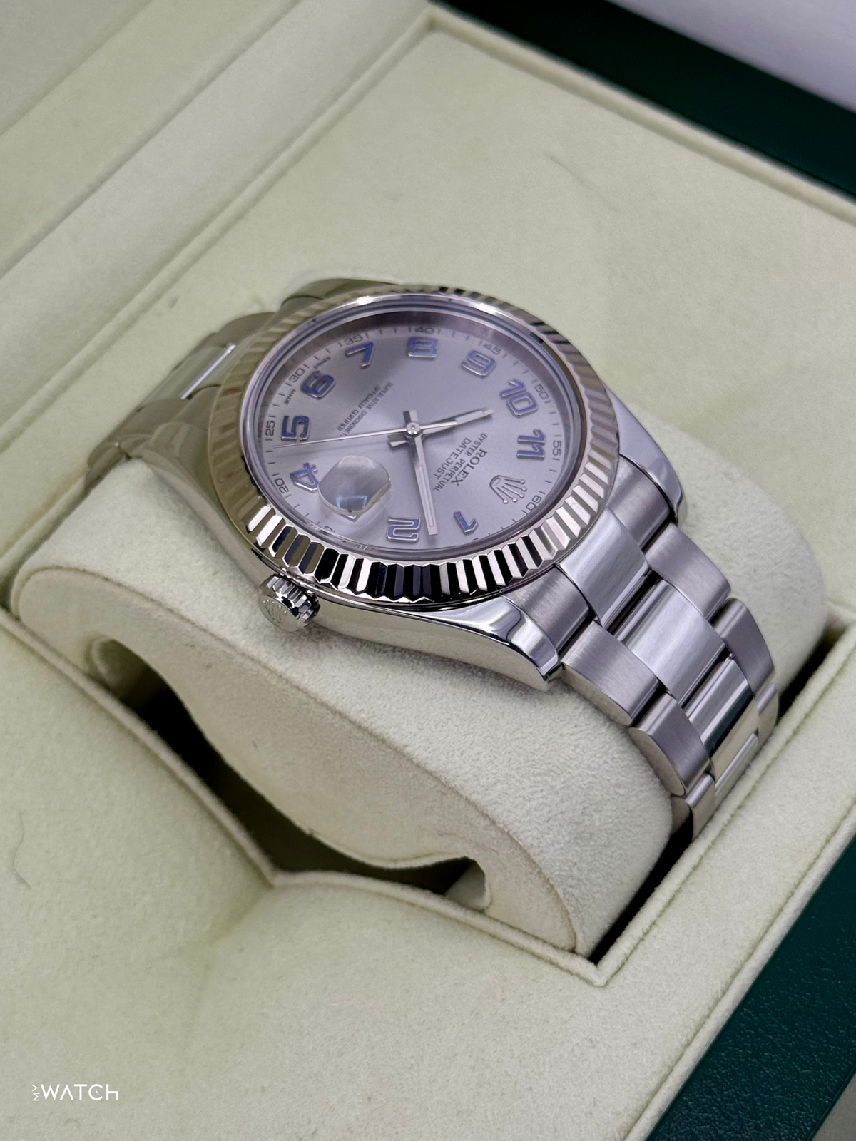 2017 Rolex Datejust II 41mm 116334 Stainless Steel Oyster Silver Numerical Dial