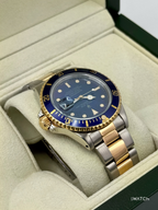 1987 Rolex Submariner 40mm 16803 Two-Tone Blue/Purple Dial