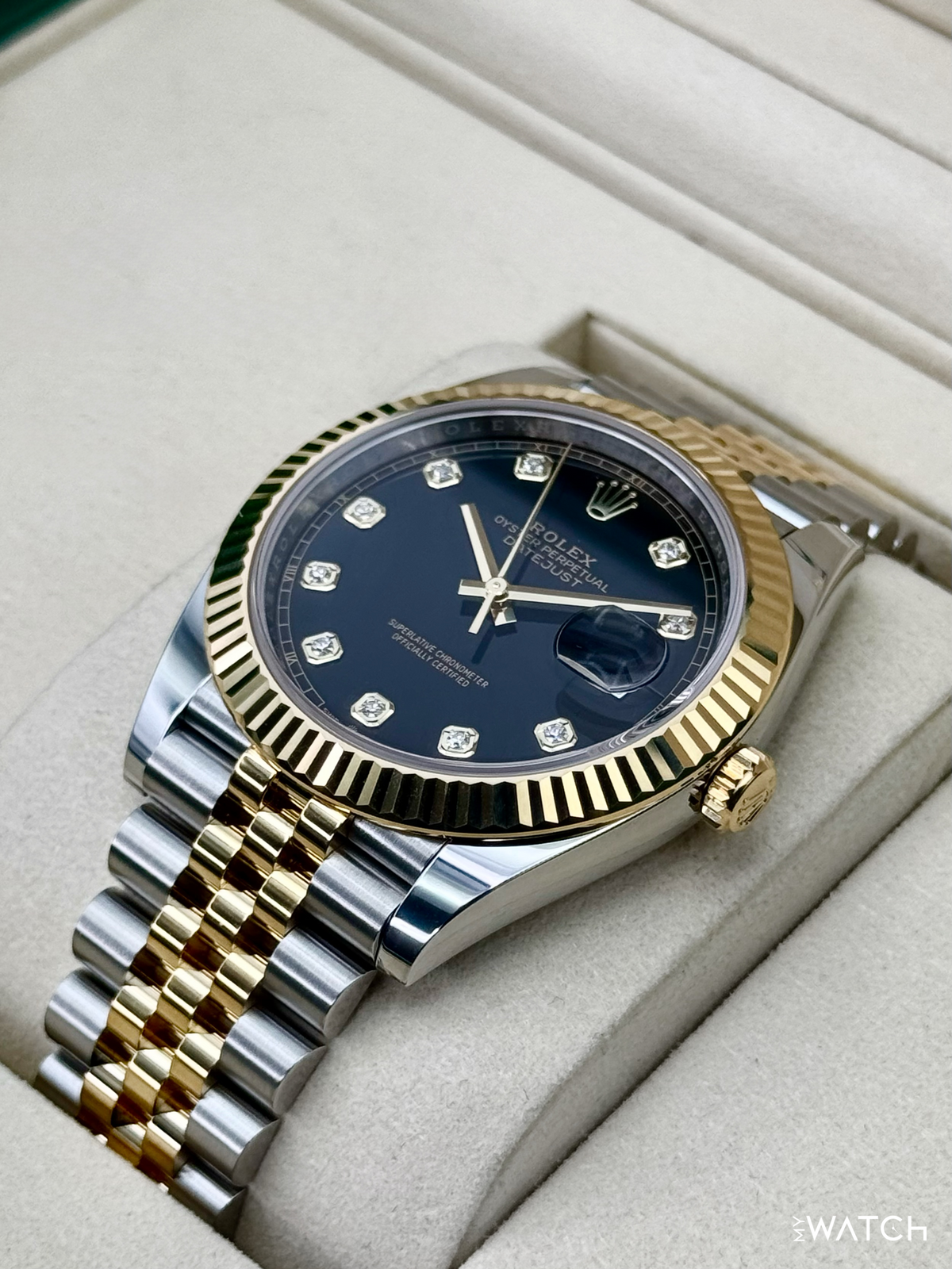 NEW 2025 Rolex Datejust 41mm 126333 Two-Tone Jubilee Black Dial