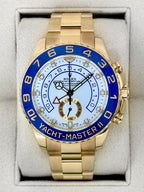 2023 Rolex Yacht-Master II 44mm 116688 18K Yellow Gold White Dial