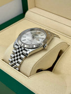 2017 Rolex Datejust 41mm 126334 Stainless Steel Jubilee Silver Dial