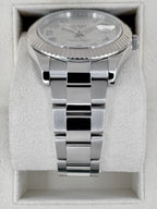 2010 Rolex Datejust II 41mm 116334 Stainless Steel Oyster Silver Dial