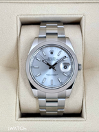 NEW 2025 Rolex Datejust 41mm 126300 Stainless Steel Oyster Silver Dial