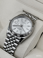 2021 Rolex Datejust 36mm 126234 Stainless Steel Jubilee Silver Dial