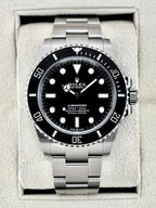 2024 Rolex Submariner 41mm 124060 Stainless Steel Black Dial