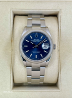 2020 Rolex Datejust 36mm 126200 Stainless Steel Oyster Blue Dial