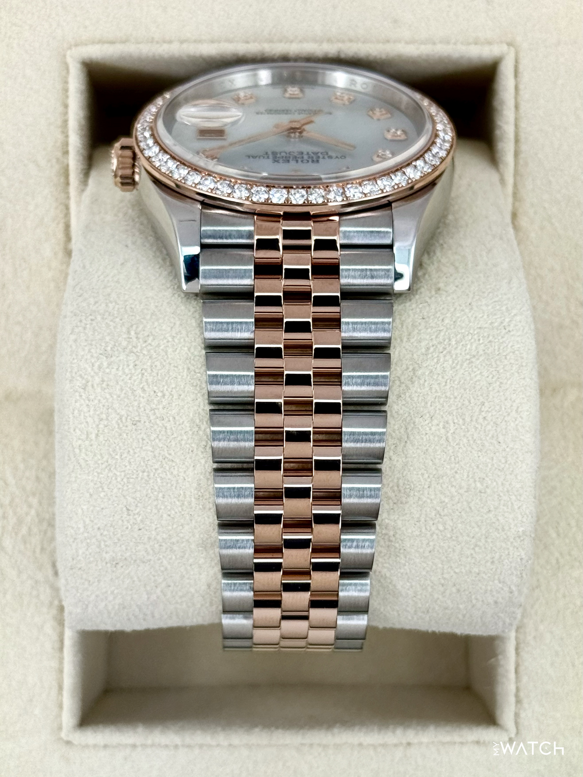 2024 Rolex Datejust 36mm 126281RBR Two-Tone Jubilee MOP Diamond Dial