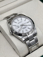 NEW 2026 Rolex Datejust 41mm 126334 Stainless Steel Oyster White Dial