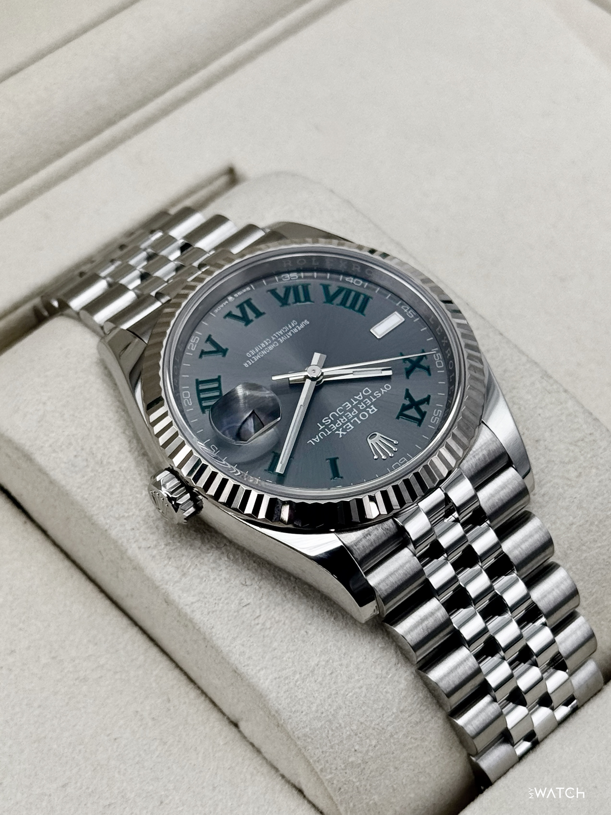 2025 Rolex Datejust 36mm 126234 Jubilee Wimbledon Dial