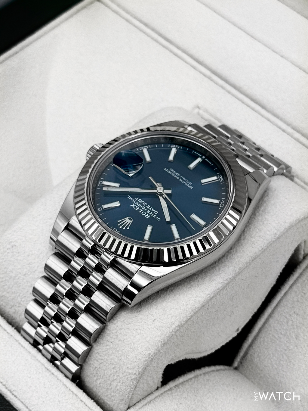 2019 Rolex Datejust 41mm 126334 Stainless Steel Jubilee Blue Dial