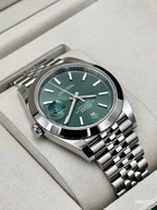 NEW 2026 Rolex Datejust 41mm 126300 Stainless Steel Jubilee Green Dial