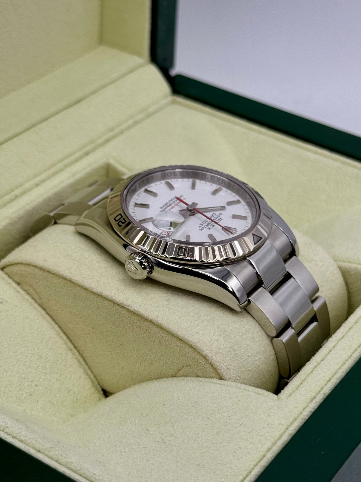 2005 Rolex Datejust Turn-O-Graph 36mm 116264 Oyster White Dial