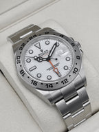 NEW 2026 Rolex Explorer II 42mm 226570 Polar White Dial (STICKERED)