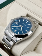 2018 Rolex Datejust 41mm 126300 Stainless Steel Oyster Blue Dial