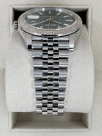 2023 Rolex Datejust 41mm 126334 Stainless Steel Jubilee Mint Green Dial