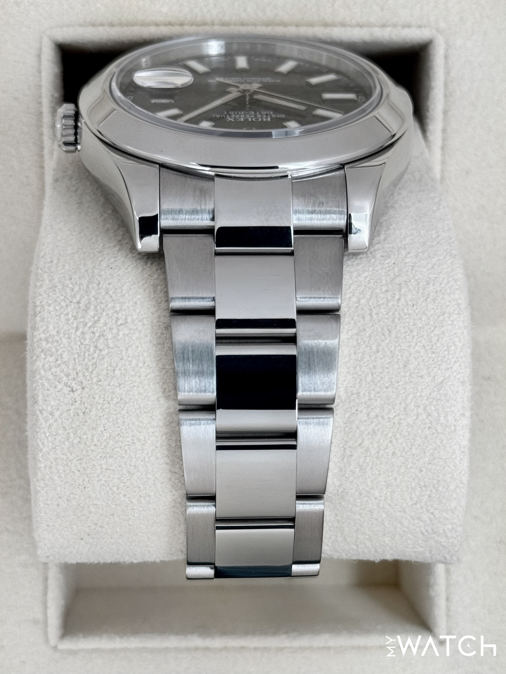 2014 Rolex Datejust II 41mm 116300 Stainless Steel Oyster Black Dial