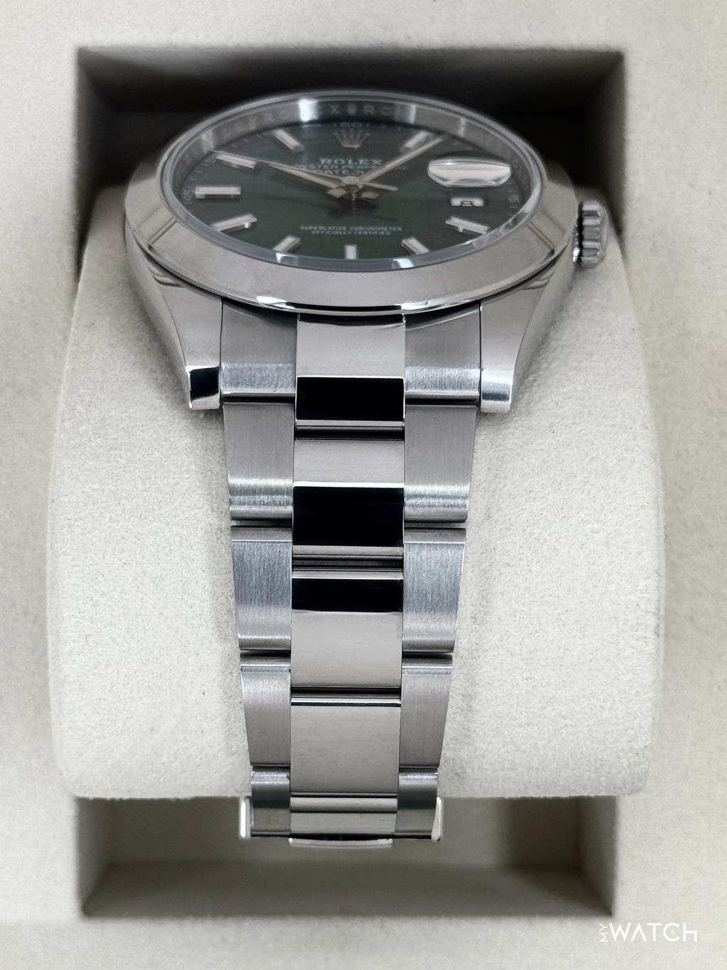 NEW 2026 Rolex Datejust 41mm 126300 Stainless Steel Oyster Green Dial