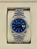 NEW 2025 Rolex Datejust 36mm 126234 Stainless Steel Jubilee Blue Dial
