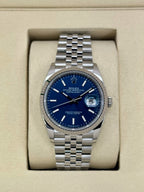NEW 2025 Rolex Datejust 36mm 126234 Stainless Steel Jubilee Blue Dial