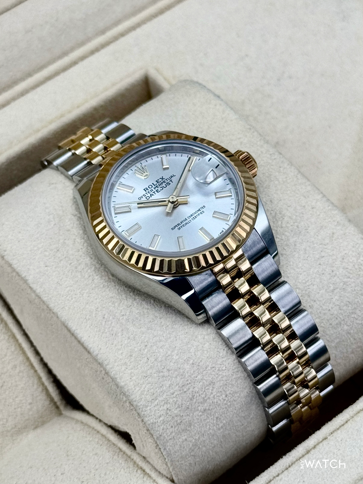 2020 Rolex Lady Datejust 28mm 279173 Two-Tone Jubilee Silver Dial