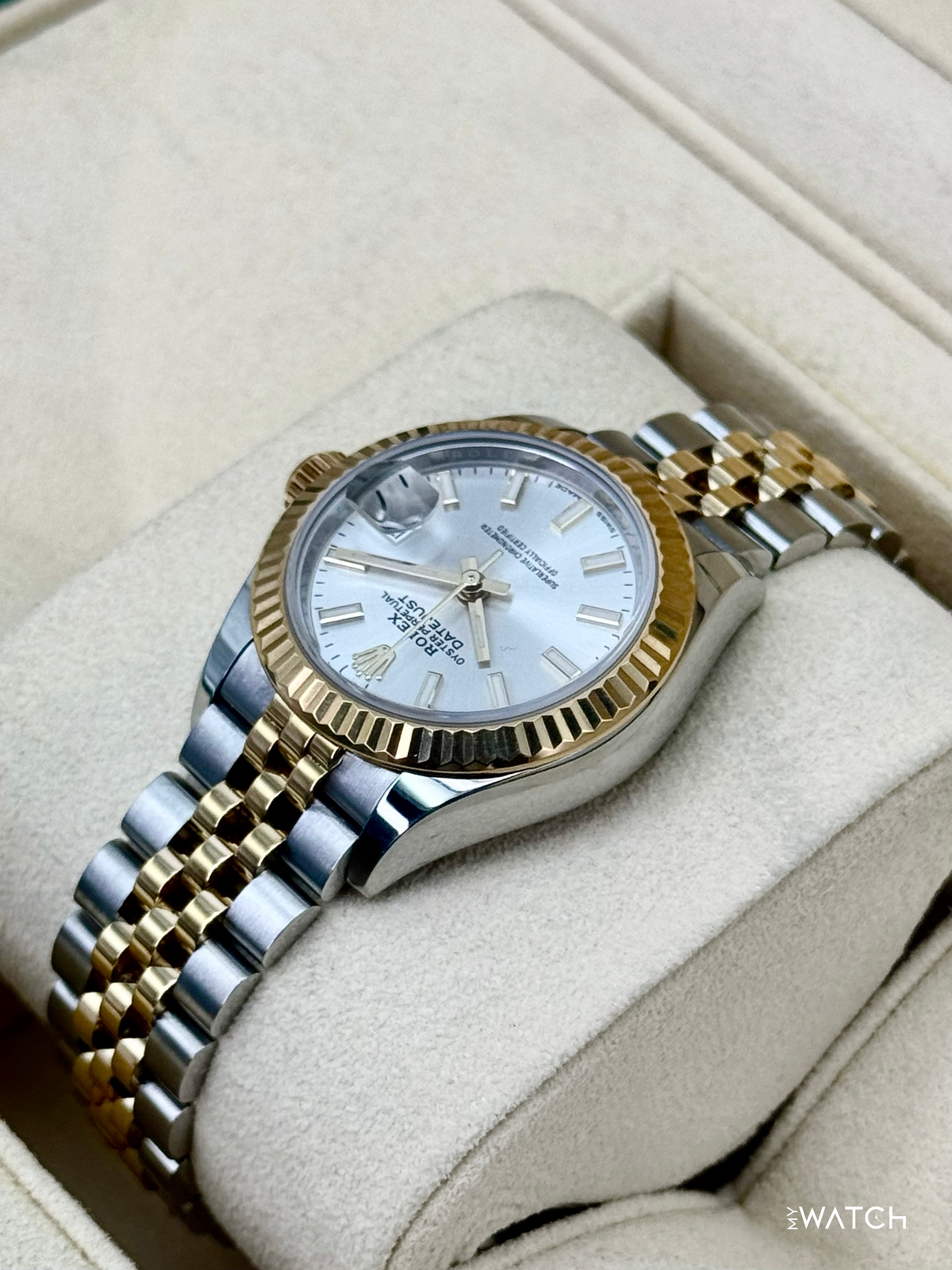 2020 Rolex Lady Datejust 28mm 279173 Two-Tone Jubilee Silver Dial