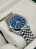 2024 Rolex Datejust 36mm 126200 Stainless Steel Jubilee Blue Dial