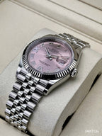 NEW 2026 Rolex Datejust 36mm 126234 Stainless Steel Jubilee Pink Diamond Dial