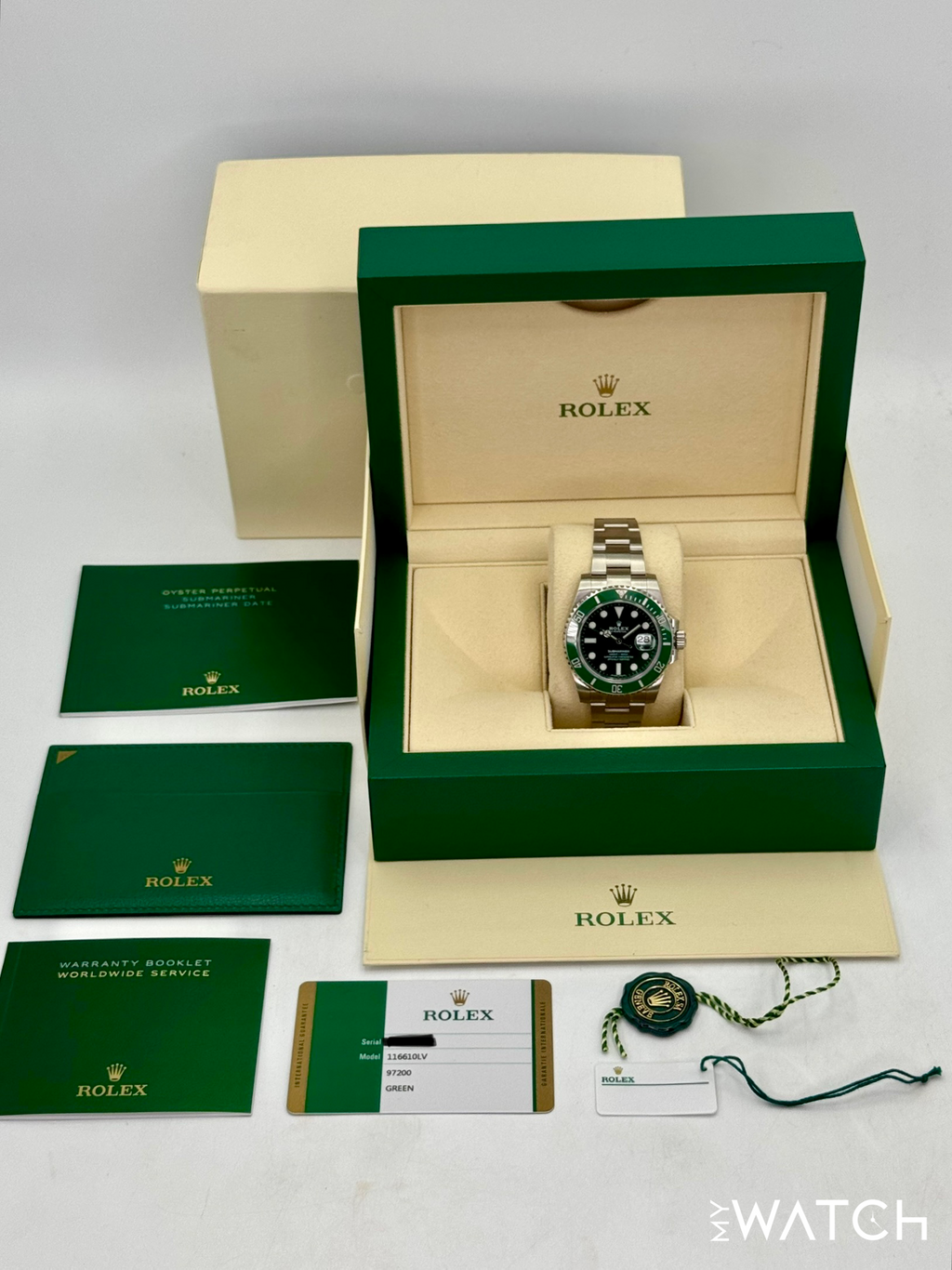 2020 Rolex Submariner “Hulk” 40mm 116610LV Green Dial