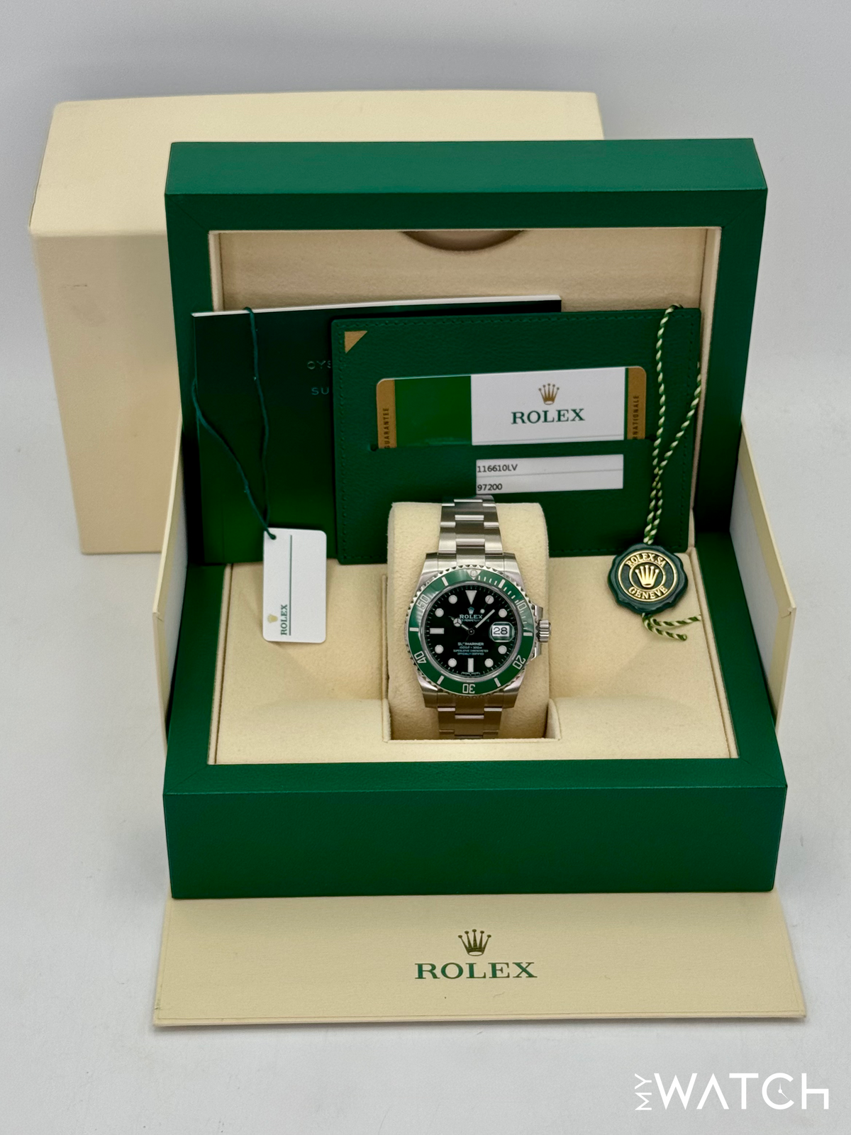 2020 Rolex Submariner “Hulk” 40mm 116610LV Green Dial