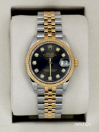 NEW 2025 Rolex Lady Datejust 31mm 278273 Two-Tone Dark Grey Diamond Dial