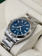 2021 Rolex Datejust 41mm 126334 Stainless Steel Oyster Blue Dial