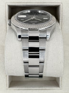 2003 Rolex Datejust II 41mm 116334 Stainless Steel Oyster Black Dial