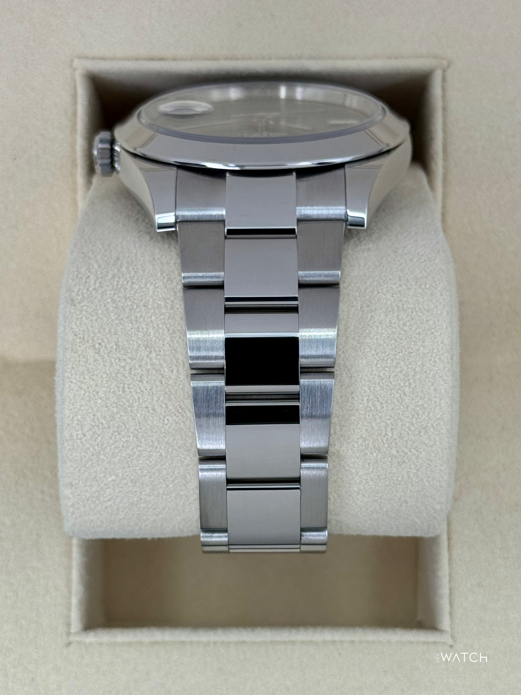 2021 Rolex Datejust 41mm 126300 Stainless Steel Oyster Wimbledon Dial