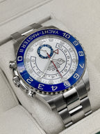 2022 Rolex Yacht-Master II 44mm 116680 Stainless Steel White Dial