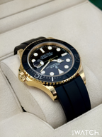 2023 Rolex Yacht-Master 42mm 226658 Gold Oysterflex Black Dial