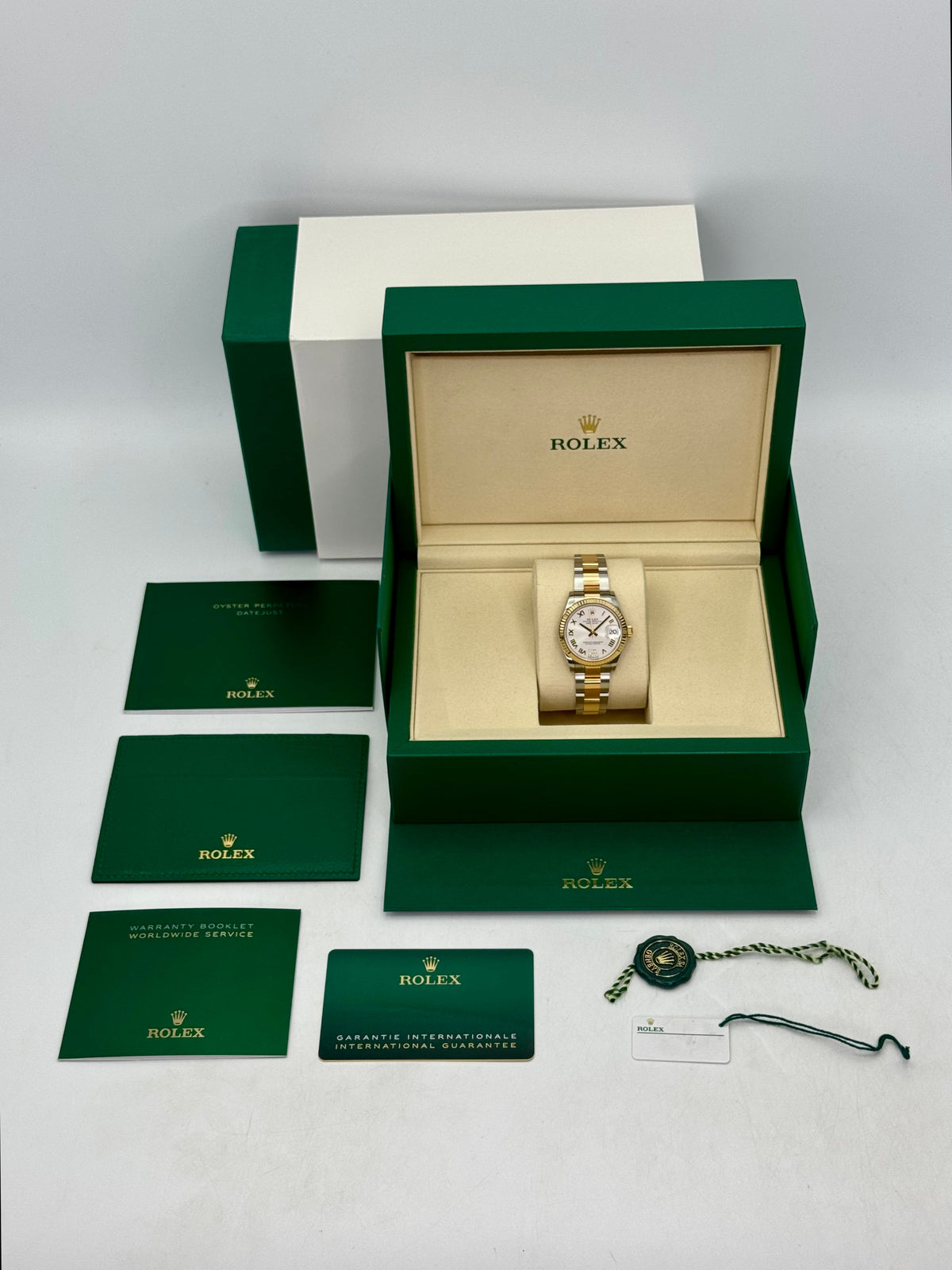 NEW 2026 Rolex Datejust 31mm 278273 Two-Tone Oyster Silver Diamond Dial