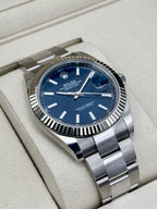 2026 Rolex Datejust 41mm 126334 Stainless Steel Oyster Blue Dial