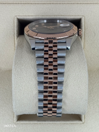 2023 Rolex Datejust 41mm 126331 Two-Tone Jubilee Chocolate Diamond Dial