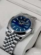 NEW 2023 Rolex Datejust 41mm 126300 Stainless Steel Jubilee Blue Dial