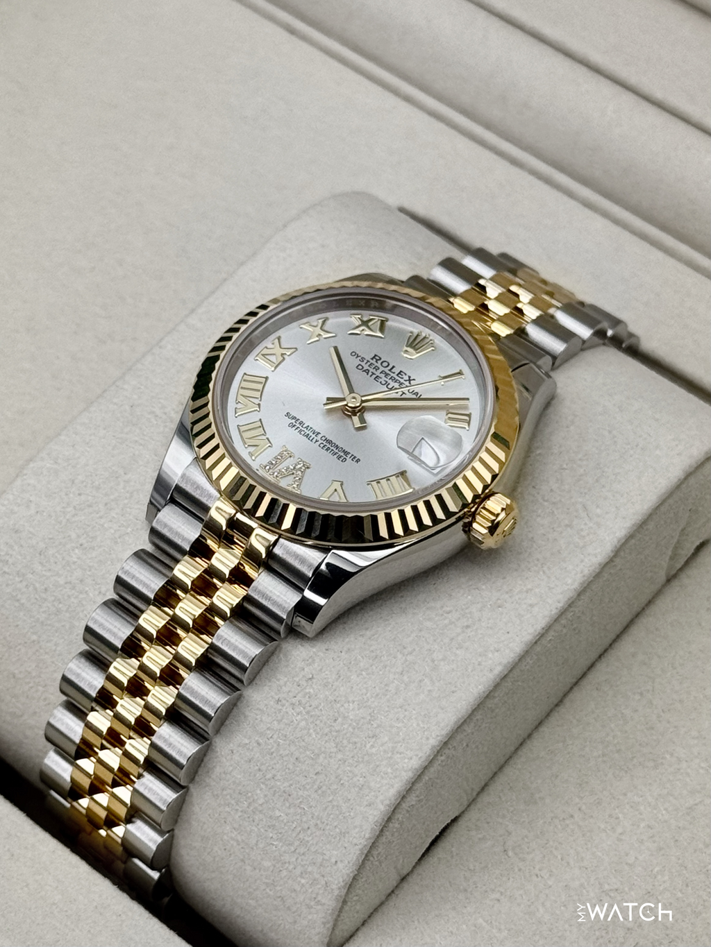 NEW 2026 Rolex Datejust 31mm 278273 Two-Tone Jubilee Silver Diamond