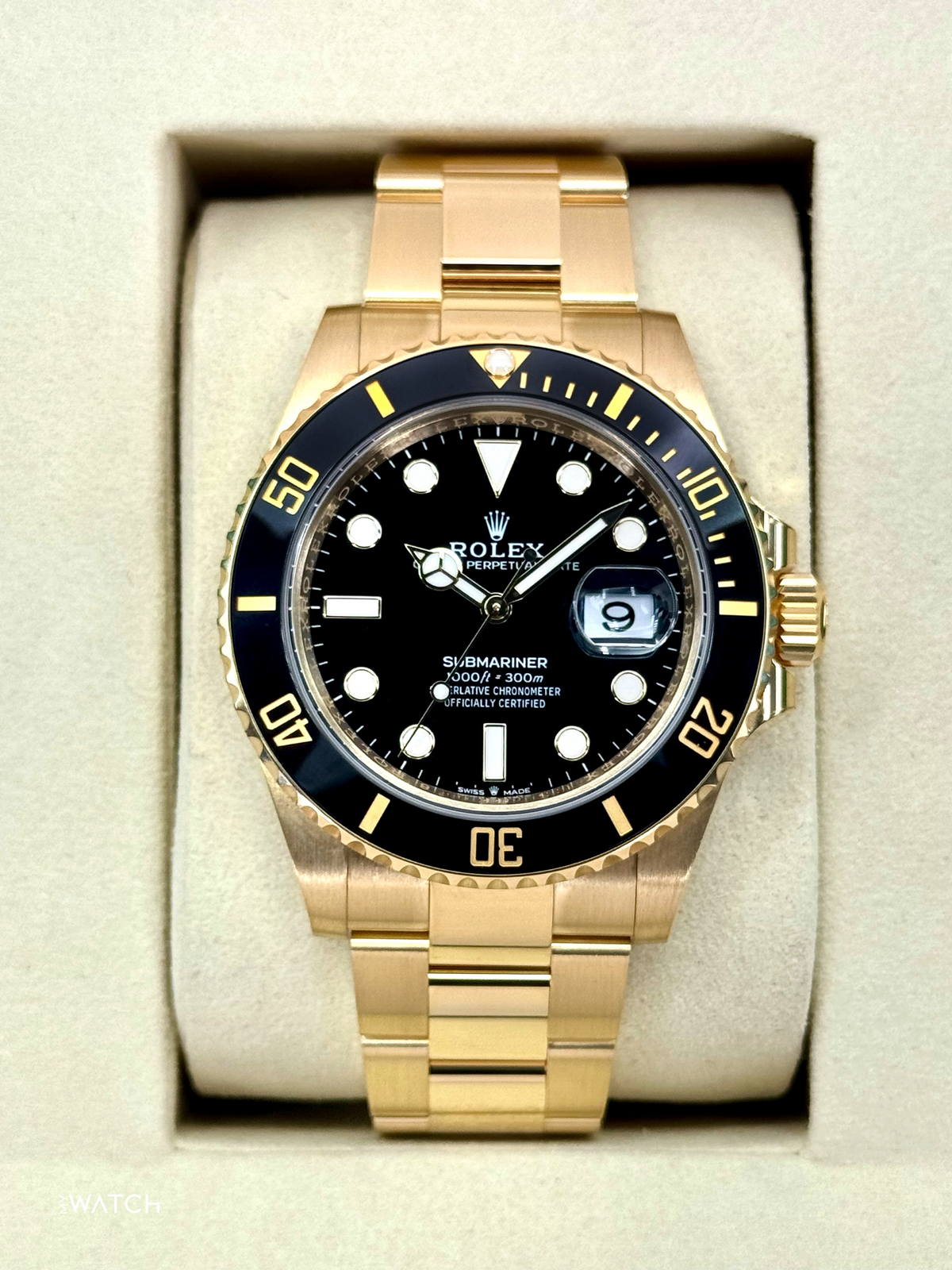 2025 Rolex Submariner 41mm 126618LN Yellow Gold Black Dial (STICKERED)