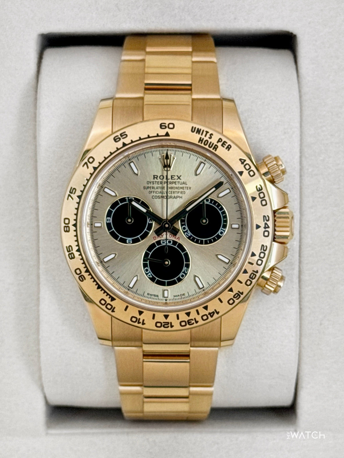 2025 Rolex Daytona 40mm 126508 18K Yellow Gold Champagne "Pikachu" Dial
